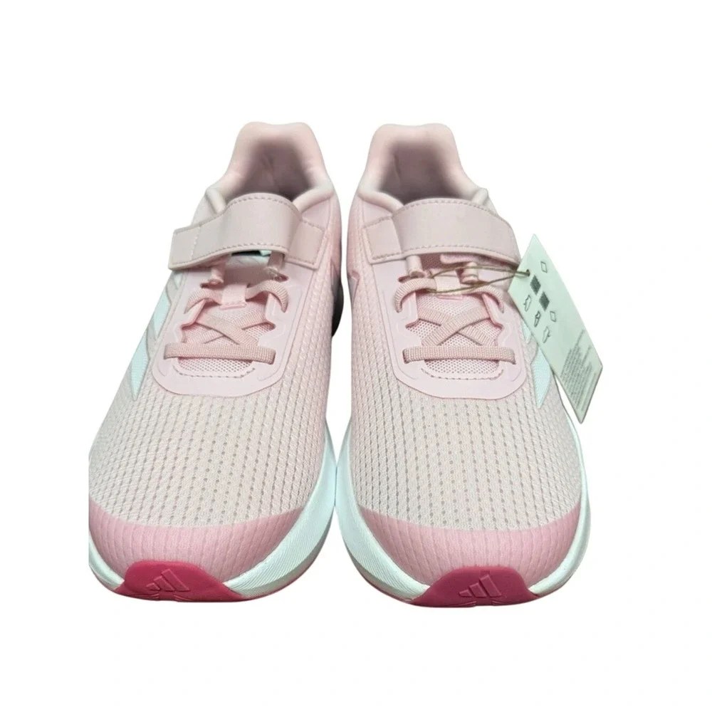 Adidas size 6 Kids / 7 women's pink and white Lightweight‎ running Sneaker